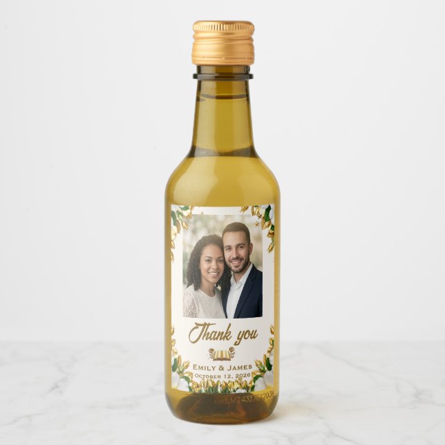 Étiquette de bouteille de mariage Georgia Cherokee (Devant)