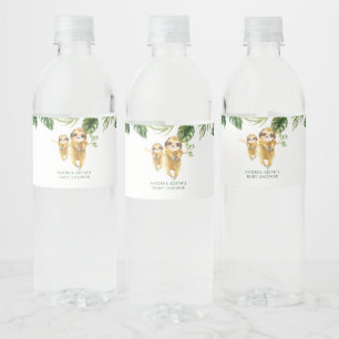 Étiquette de bouteille d'eau de Baby shower de fen