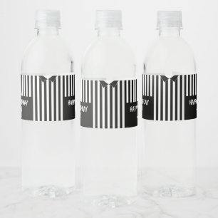 Étiquette de bouteille d'eau de sport arbitre