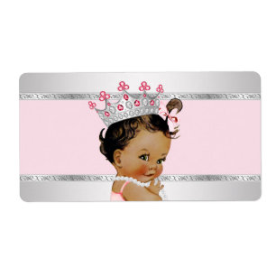 Étiquette de bouteille d'eau pour baby shower de p