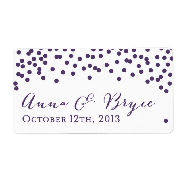 Étiquette de bouteille d'eau Stump (Devant)