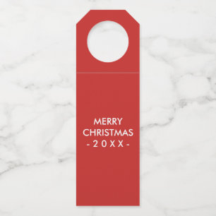 Étiquette de bouteille pour les fêtes de Noël Ro