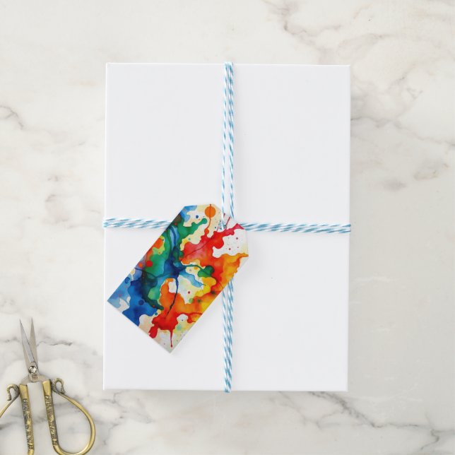 Étiquette de cadeau (Avec de laficelle)