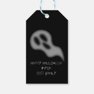 Étiquette de cadeau de fantôme de Halloween