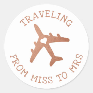 Étiquette de cadeau de fête de fiançailles de Mme 