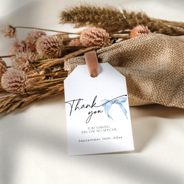 Étiquette de cadeau de mariage pour l'attache du n (Créateur téléchargé)