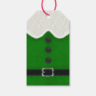 Étiquette de cadeau de Noël d'Elf