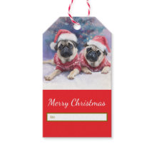 Étiquette de cadeau de Noël pour les amateurs de p