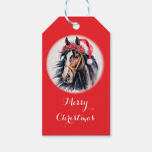 Étiquette de cadeau de Noël pour les amoureux des