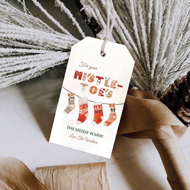 Étiquette de cadeau de Noël pour vos gui-toes (Créateur téléchargé)