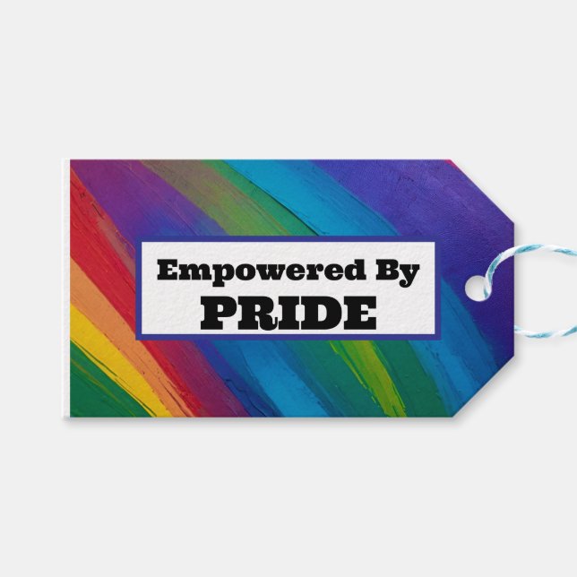 Étiquette De Cadeau De Pride (Devant (Horizontal))