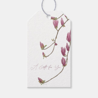 Étiquette de Cadeau de Vigne de Magnolia
