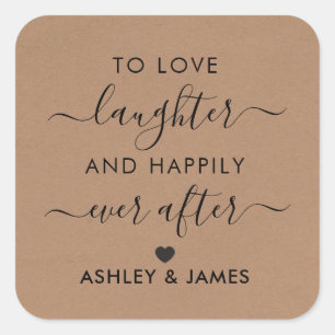 Étiquette de cadeau pour aimer le rire et être heu