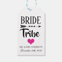 ÉTIQUETTE DE CADEAU POUR LA TRIBU DE LA MARIÉE