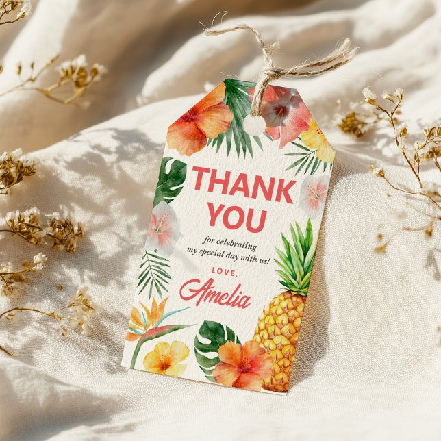 Étiquette de cadeau pour une fête d'anniversaire H (Créateur téléchargé)