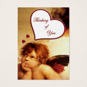 Étiquette de cadeaux de Pensée Cupide
