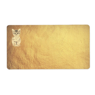Étiquette de carte d'expédition standard