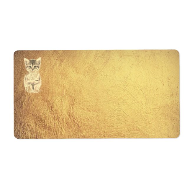 Étiquette de carte d'expédition standard (Devant)
