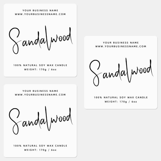 Étiquette de chandelle de cosmétique de script mod (Groupe)