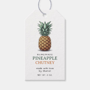 Étiquette de Chutney d'Ananas