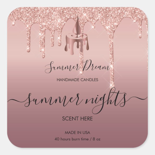 Étiquette de cire de miel artisanal (Devant)