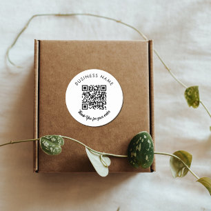 Étiquette de code QR du produit d'emballage du Mer