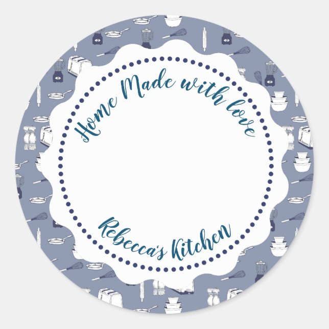 Étiquette de conservation de confiture | Pot Mason (Devant)