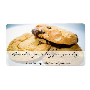 Étiquette de cookie personnalisé