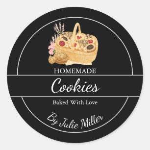 Étiquette de cookies maison simple
