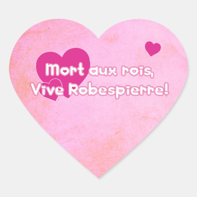 étiquette de courtoisie mort aux rois (Devant)