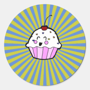 étiquette de cupcake