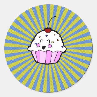 étiquette de cupcake