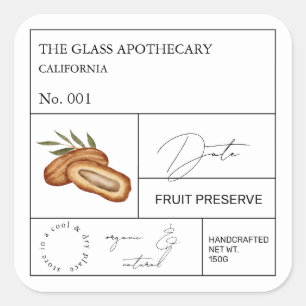 Étiquette de date d'apposition