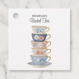 Étiquette de faveur de Baby Shower pour le thé