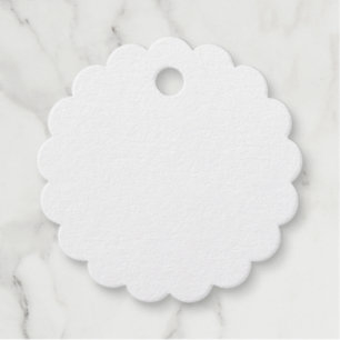 Étiquette de faveur de feuille