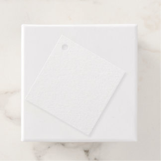 Étiquette de faveur de feuille