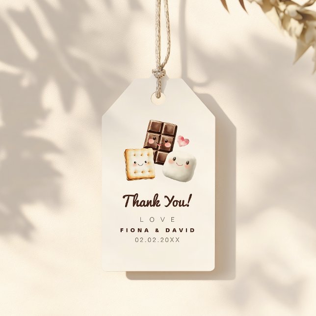 Étiquette de faveur S'more à aimer (Créateur téléchargé)