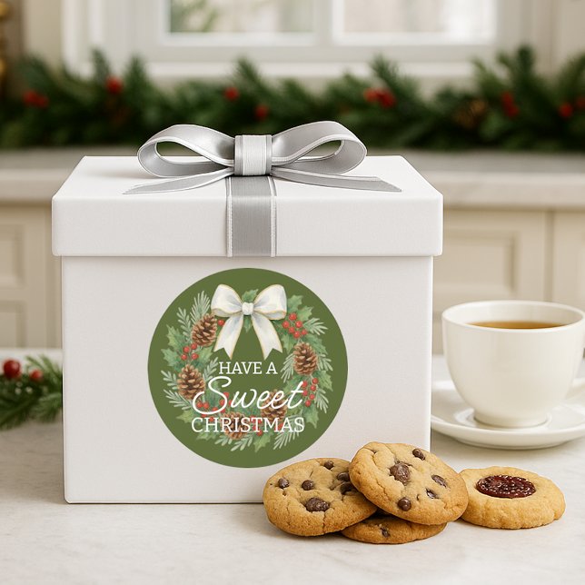 Étiquette de feuille de biscuits de Noël faits mai (Créateur téléchargé)