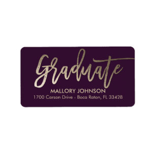 Étiquette de graduation en couleurs plus mince