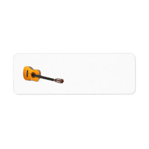 étiquette de guitare acoustique