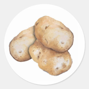 Étiquette de jardin de pommes de terre