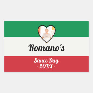 Étiquette de jour de sauce familiale italienne per