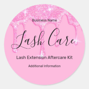 Étiquette de kit de soins postérieur pour Lash Sof