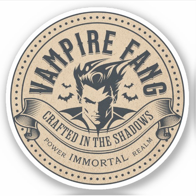 Étiquette de la bouteille d'apothèque d'Halloween  (Devant)