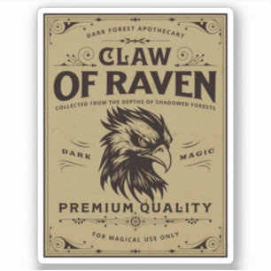 Étiquette de la bouteille d'apothèque d'Halloween 