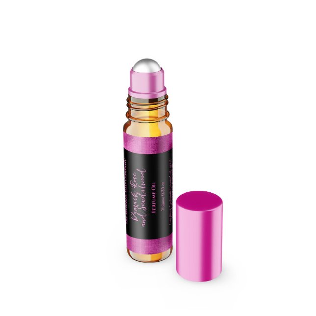 Étiquette de la bouteille de parfum Black et Fuchs (Créateur téléchargé)