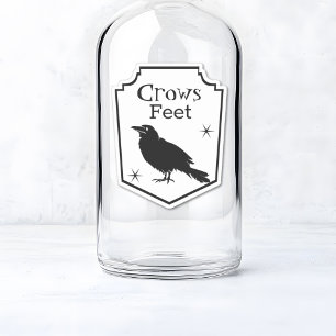 Étiquette de la bouteille de potion d'Halloween Éf