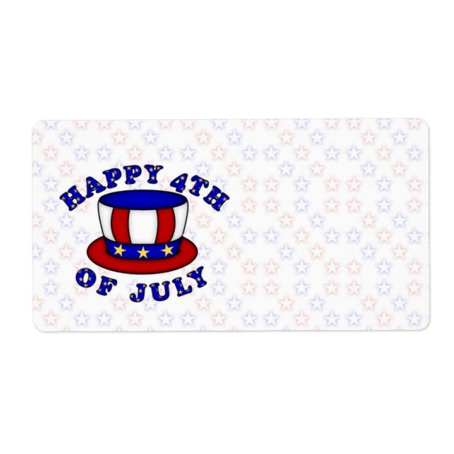étiquette de la fête de l'indépendance 4 juillet U (Devant)