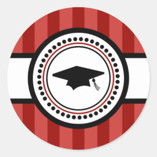 Étiquette de la grille de diplôme (Maroon)