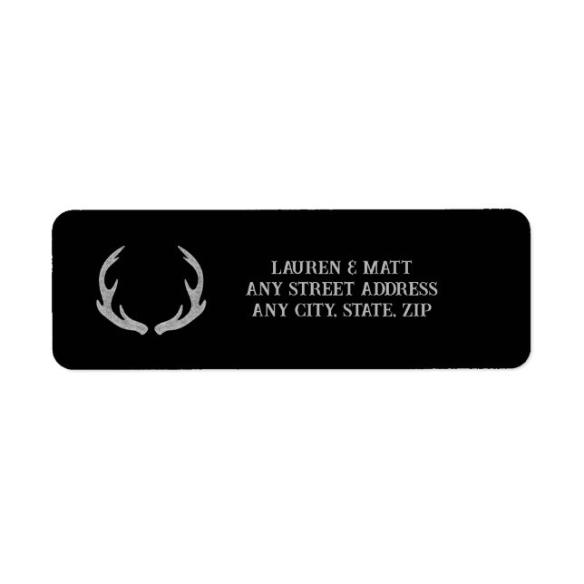 Étiquette de l'adresse de retour d'Antler (Devant)